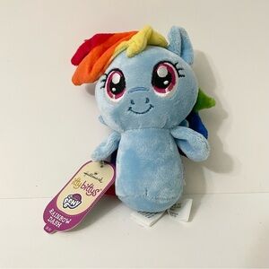 Hallmark Itty Bittys Rainbow Dash My Little Pony 5” Plush Stuffed Toy Hasbro